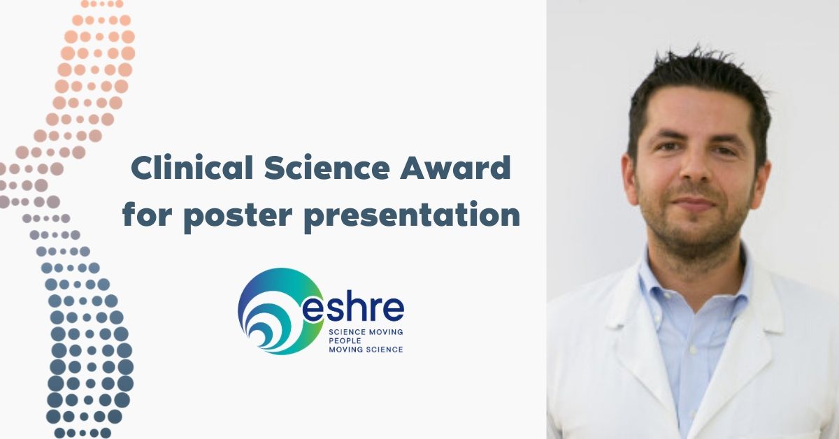 Clinical Science Award for poster presentation in ESHRE 2020